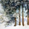 kakogo cveta belyj sneg v zimnih akvarelyah znamenityh hudozhnikov akvarelistov abe toshijuki kena mars